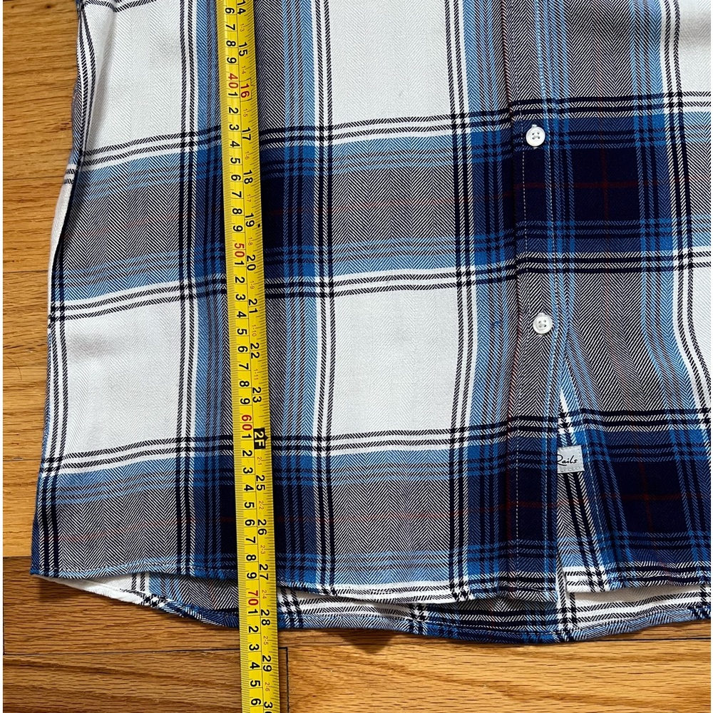 Rails Plaid Rolled Sleeve Button Down Shirt - Picture 13 of 14